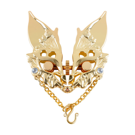 Fox BDSM Nipple clips with feather