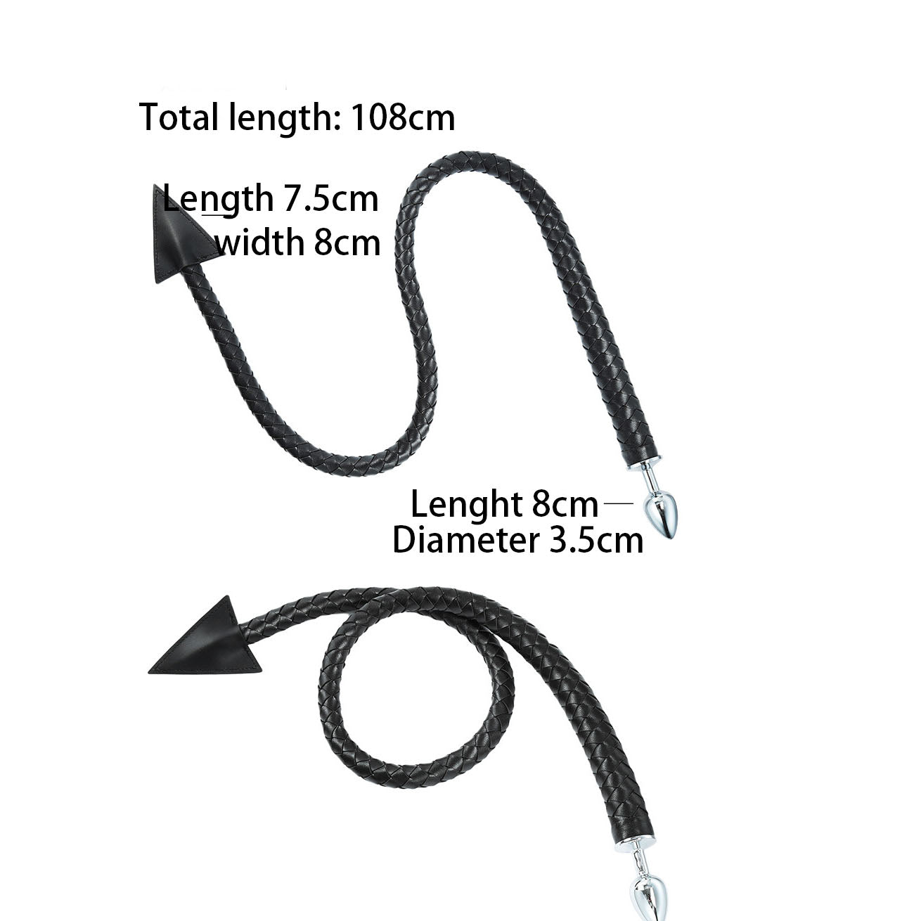 2-in-one, anal plug with paddle