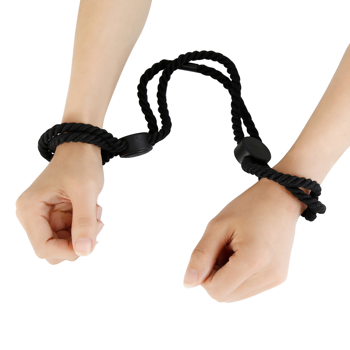 Kinstoys cotton handcuff multiple ways