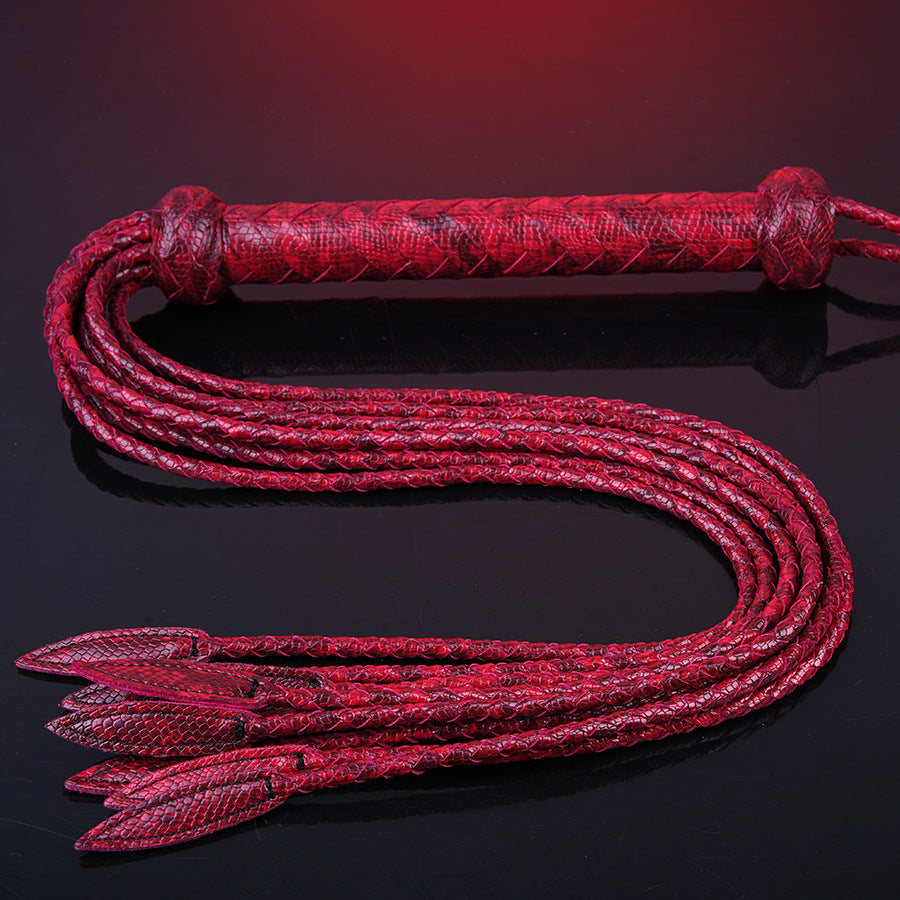 BDSM Bondage Leather Whip Adult Toys Premium SM Whip
