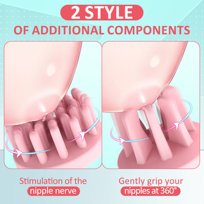 10x Rotating Nipple Suckers Silicone