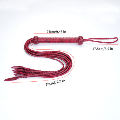 BDSM Bondage Leather Whip Adult Toys Premium SM Whip