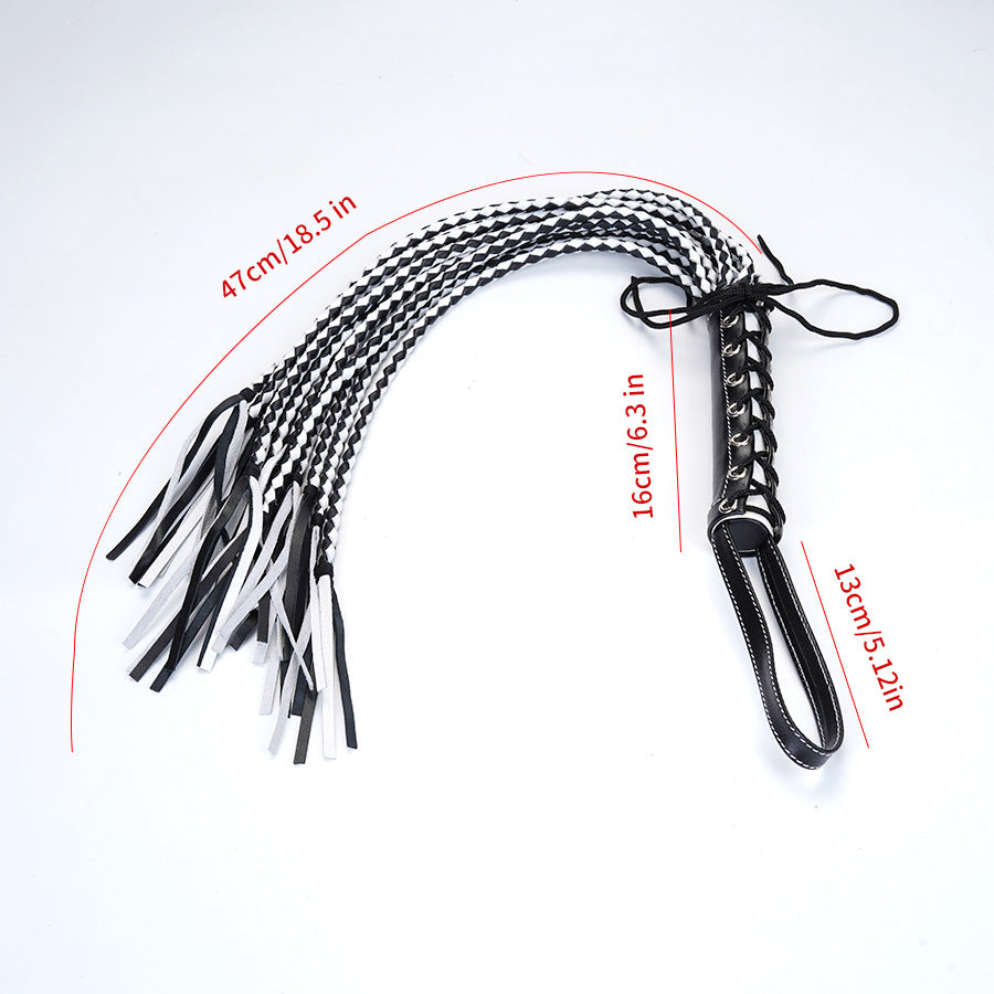 BDSM Bondage Leather Whip Adult Toys Premium SM Whip