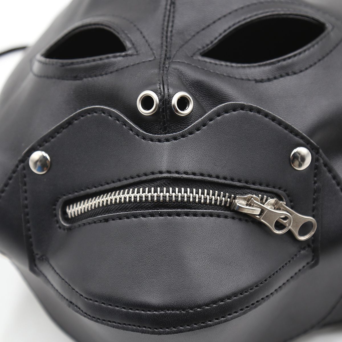kinstoys bdsm hood adjustable head harness mask removable month