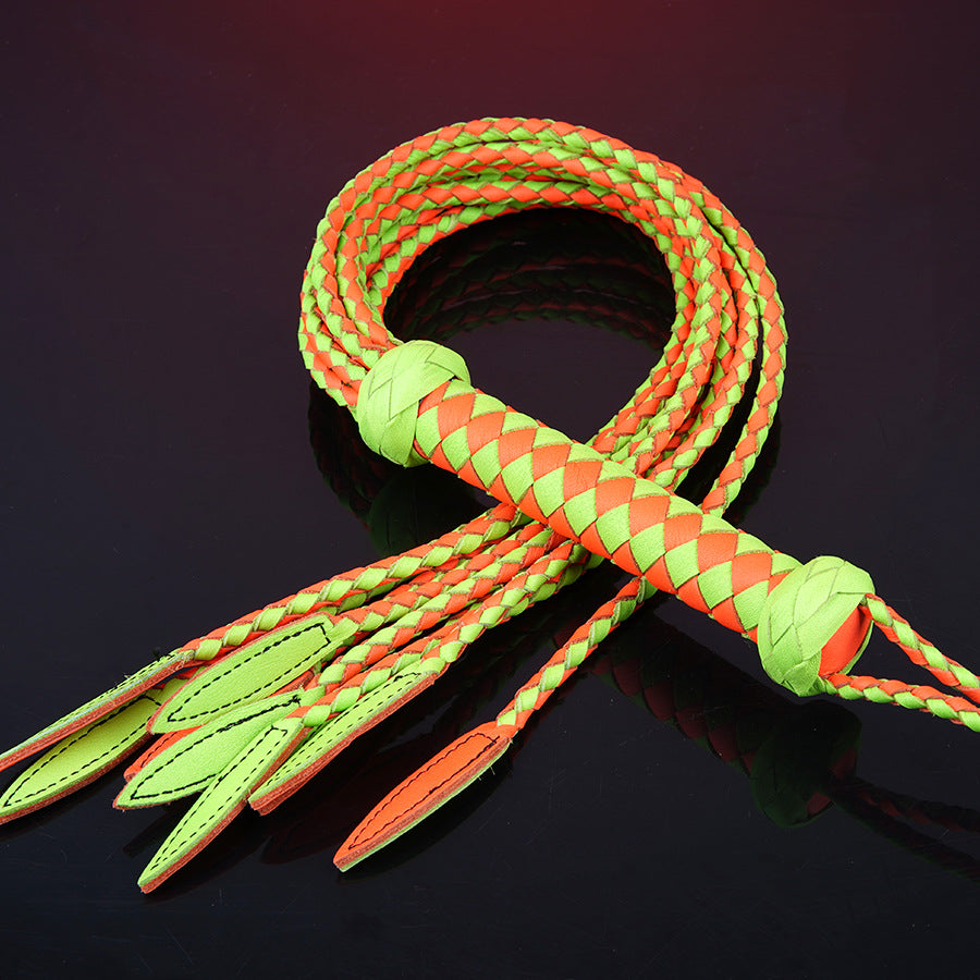 BDSM Bondage Leather Whip Adult Toys Premium SM Whip
