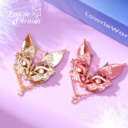 Fox BDSM Nipple clips with feather