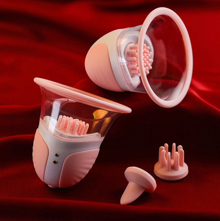 10x Rotating Nipple Suckers Silicone