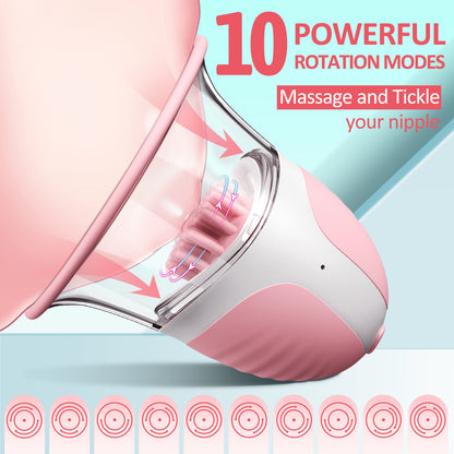 10x Rotating Nipple Suckers Silicone