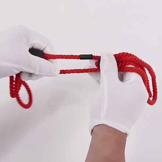 Kinstoys cotton handcuff multiple ways