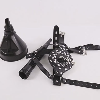 BDSM mask with Funnel
