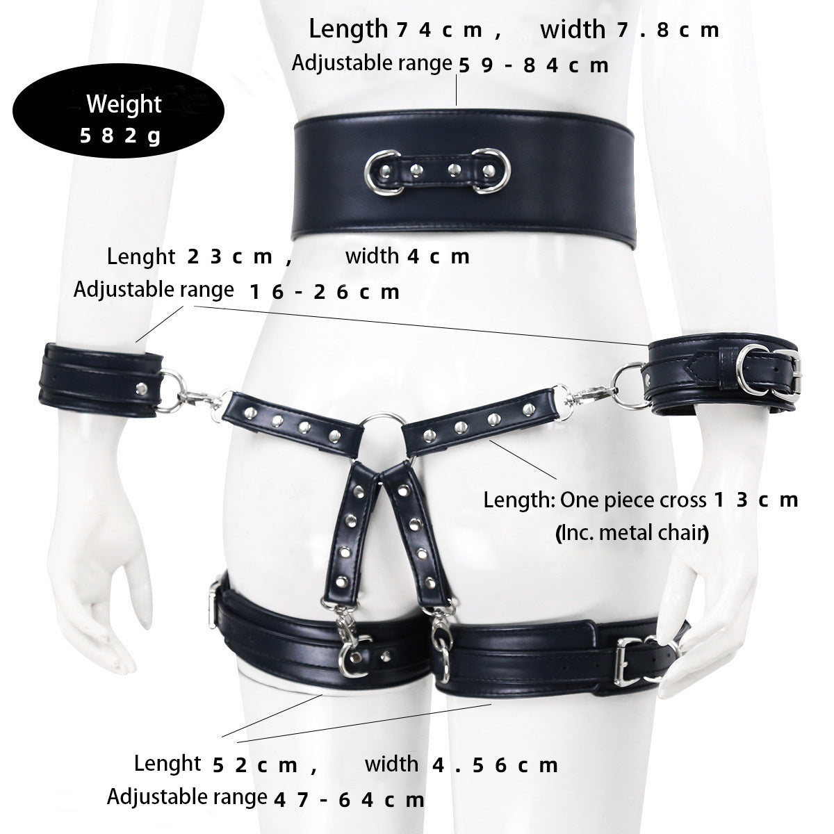 Sex Bondage BDSM Restraints Kit